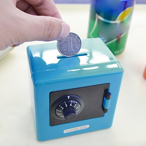 1 stk Mini Pengebokse Kombinationslås Spargris Depositum Sikkerhedsboks
