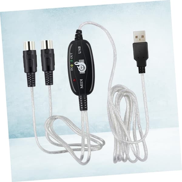 Tehokas näppäimistön MIDI-USB-kaapeli kuparijohdolla ja ilman viivettä