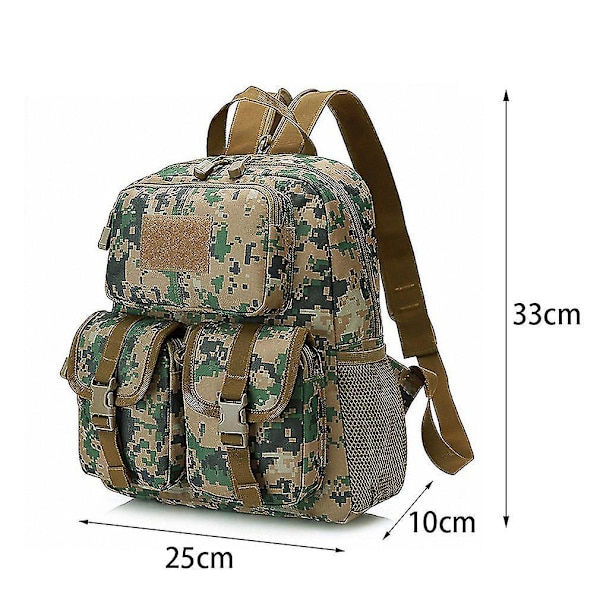 Camouflage Rejsetaske 12L Vandreturs- og Klatrepose