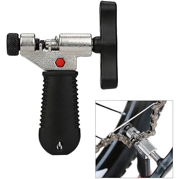 Stål Cykel Kædebryder Splitter Cutter Reparationsværktøj Cykelværktøj (sort) (1 stk)