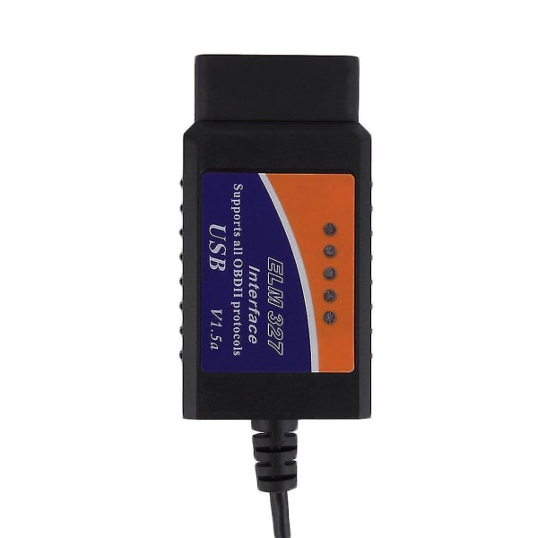 USB-kabel OBD2 ELM327 bildiagnoseskanner 64 bit