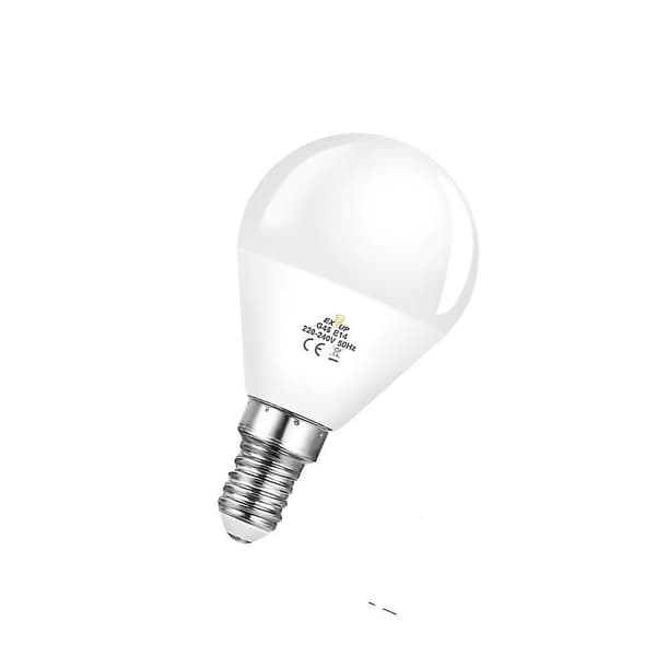 10 st 6W LED-globljuslampa E14 G45 20LED