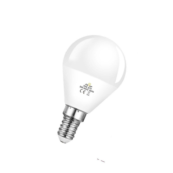 10 stk. 6W LED Globe Pære E14 G45 20LED