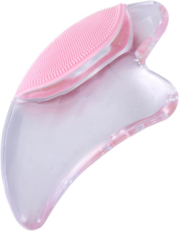 Krystall Gua Sha-plate for ansiktsløftende skrapemassasjeterapiplate