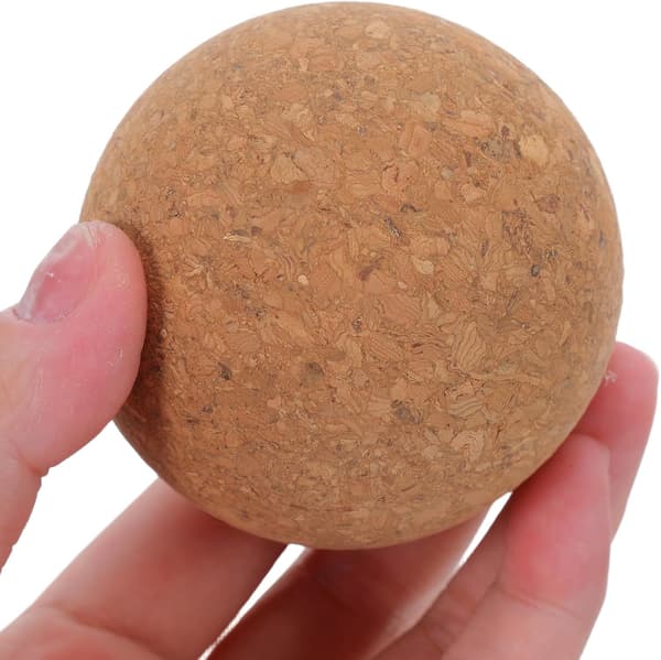 2 st återanvändbara sfäriska korkproppar för vinflaskor, elegant trä- och korkmaterial