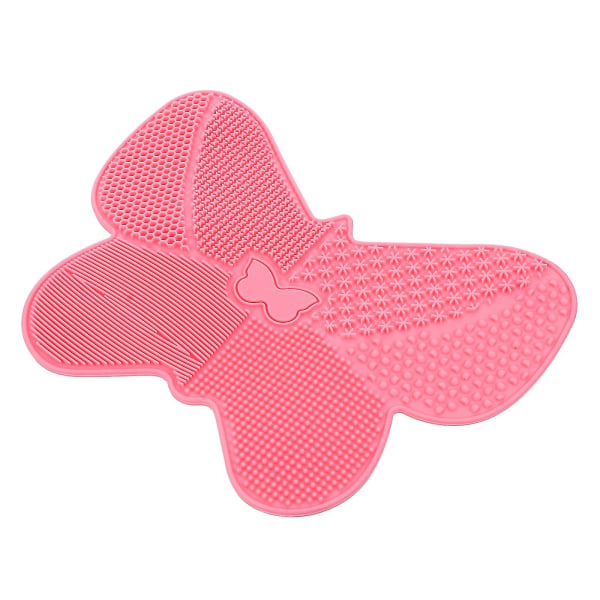 1 stk Beauty Brush Cleaning Pad Makeup Brush Cleaning Tool Butterflies Shape Mat