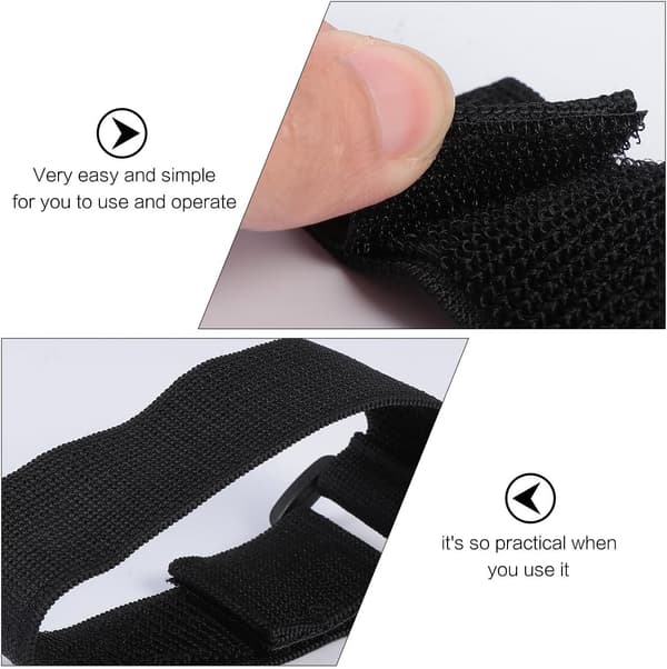 4 stk. velcro-fastgørelsesremme, bærbare nylon-klæbestropper