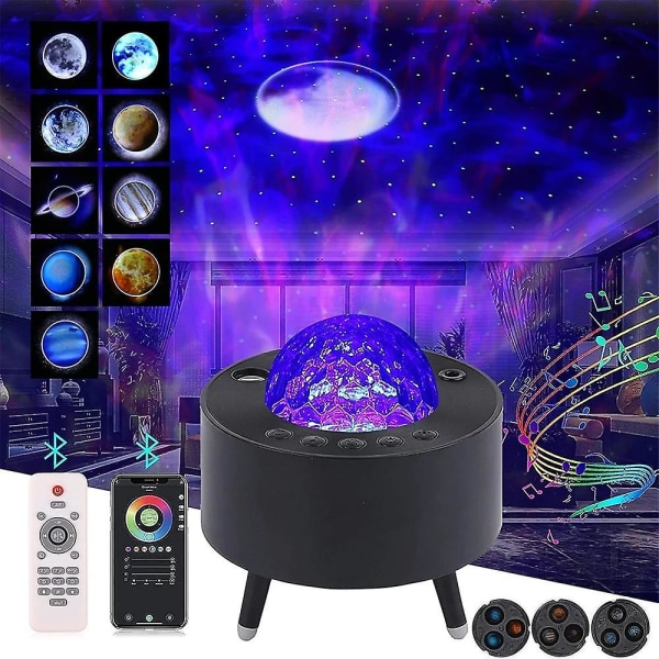 Starry Sky Galaxy Projector Night Light Blueteeth Music Romantic