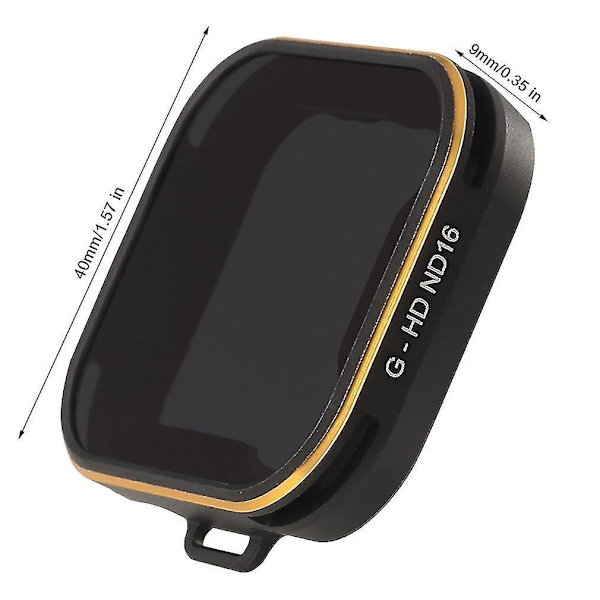 PGYTECH 1kpl Linssisuodatin HD ND16 Gopro Hero 5 Tarvikkeet