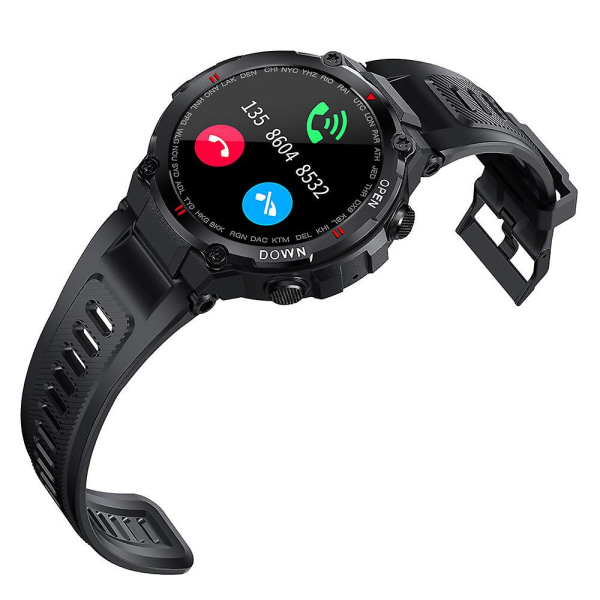 Call Watch K27 Smart Watch Samtalsavisering Flerspråkig Black