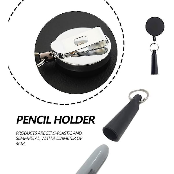 Tilbaketrekkende pennholder Snekker Heavy Duty Blyant Holder