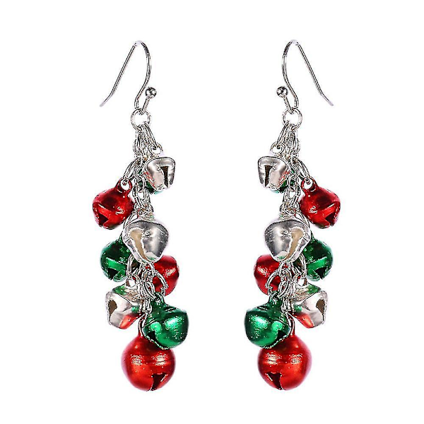 Juleklokker Ornament Dangle Øredobber for Kvinner