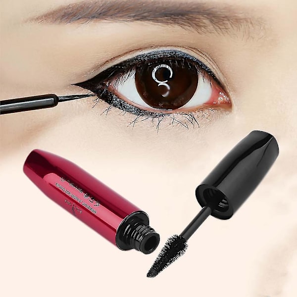 Sakinre Sort Mascara Krølle-Leer Makeup Kosmetik Væske