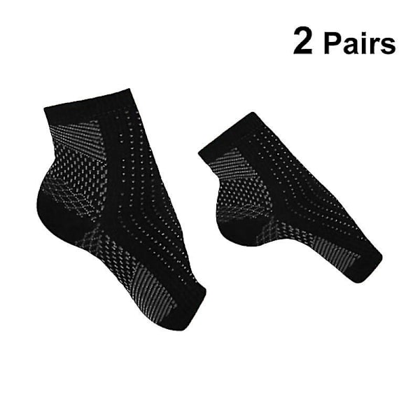 2 Par Kompressionsstrumpor Plantar Fasciitstrumpor