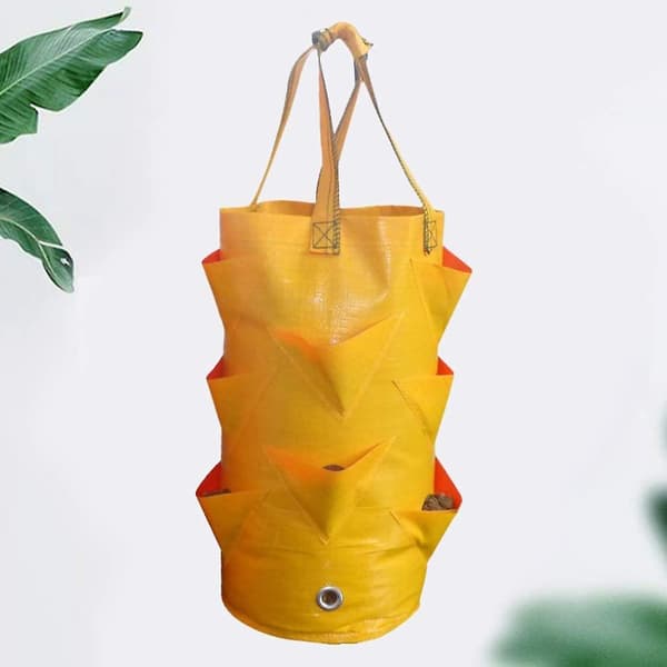 3 Gallons Planteringsväskor, Hängande Jordgubbsväskor, Plastjordgubbsväskor