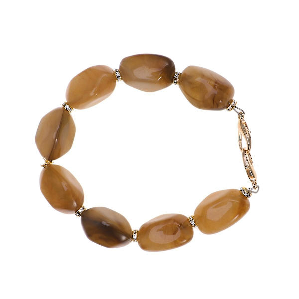 Elegant Handväska Handtag Mångsidig Akryl Resin Premium Handväska Kedja Tvåfärgad Blå (slumpmässig Färg)