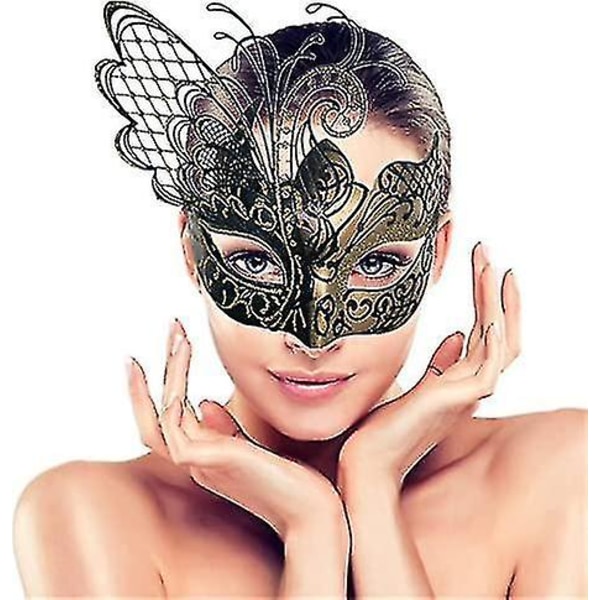 Venice Butterfly Masquerade Mask Damer/halloween/karneval/fest/ball/bryllup  bacf | Fyndiq