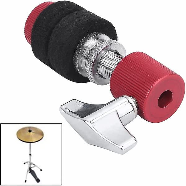 Jazz Trommer Percussion Tilbehør Til Trommesæt Stomp Og Gnid Kobling (rød) (1 stk)
