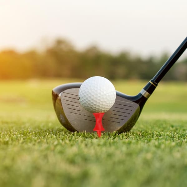 Golfpeggar i plast Golfbollsövningsställ Återanvändbar slottsdesign