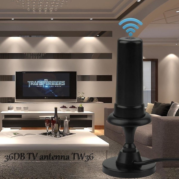 Free View Antenne til Digital DVB-T TV 36 Db Auto TW36