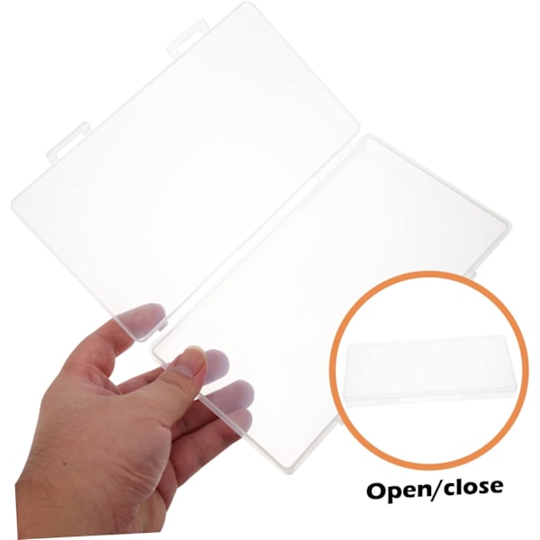 Förvaringslådor för smycken 2st Mini Organizers Pärlbox Nageldelar Fodral Pp Material