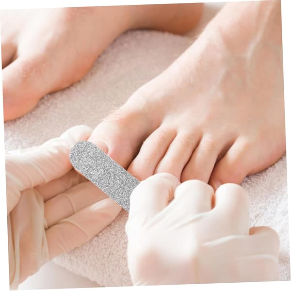 10 sæt Manicure Kit Negleplejeværktøjssæt Fingernegle Tånegle Formningsfile Buffer til Hjemmerejser
