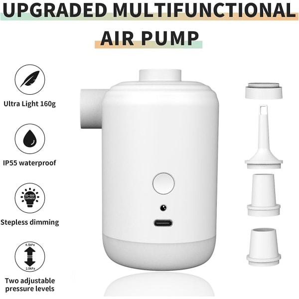Utendørs Barrack Pumpe Bærbar Mini Elektrisk Pumpe Høy -effekt Bærbar Bærbar Pumping