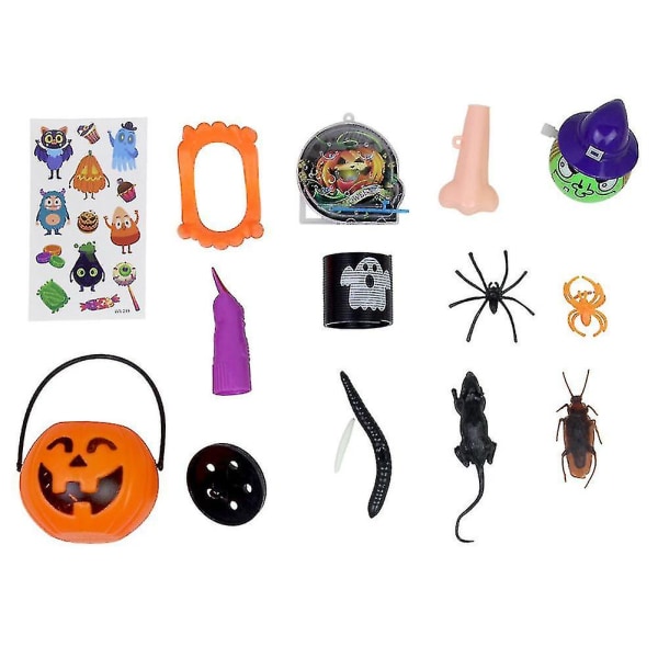 120 stk/sett Halloween Party Insekt Mus Hekse Triks Prank Kids Interactive Toy T-yuhao