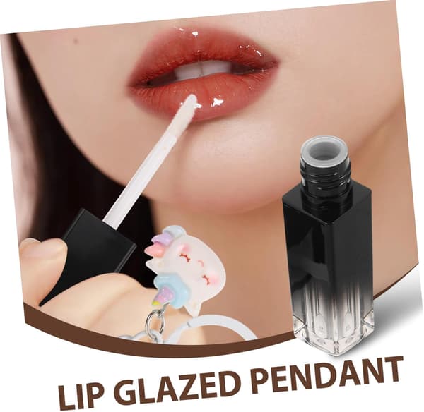 4 stk. 3 ml genopfyldelige lipglossrør og tomme læbestiftbeholdere