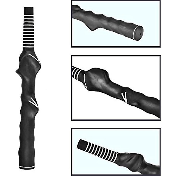 Grip Trainer Tempo Harjoitteluvälineet Swing Trainer Grip Trainer Swing Harjoittelu Grip Vakio Opetusväline Oikea Käsi Harjoitteluavustaja Musta