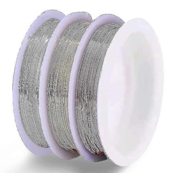 3 Rullaa Koru-Kuparilankaa Korujen Valmistukseen DIY-Töihin