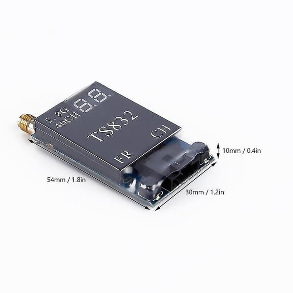 5.8G 40Ch 600mW 2dB FPV Bilde AV Sender System TS832