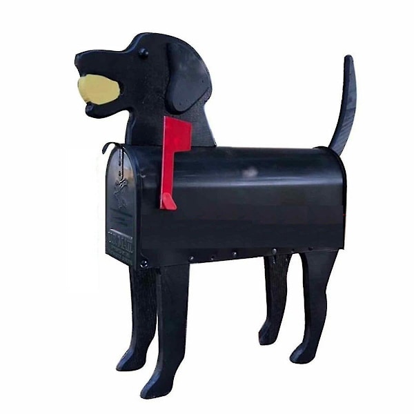 Garden Animal Shape Mailbox Weatherproof Dog And Pig Postal Box For Farm Yard Patio Mailbox Outdoor A