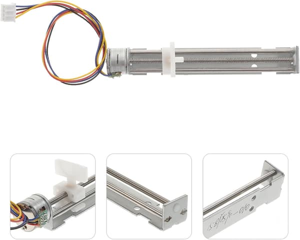 Stepper Motor med 80 mm lineær glidebord DIY CNC-fræserdele Mini motoriseret lineær aktuator