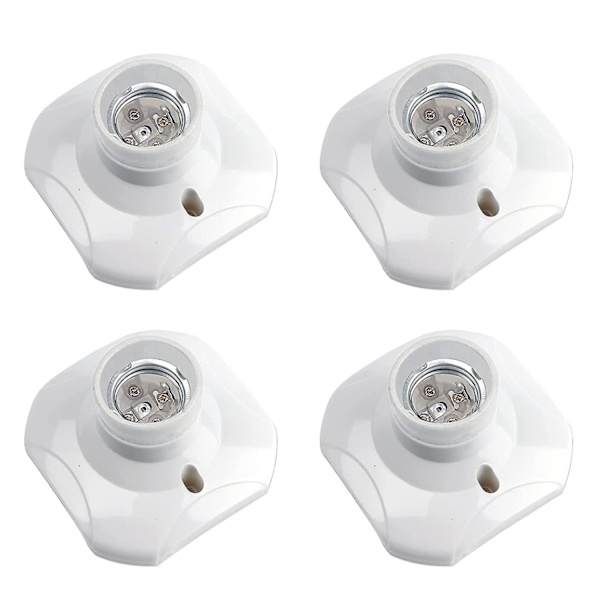 E27 Skruefatning Loftlampe, E27 Garagefatning, AC 220-240v, LED Pærefatning, E27 Loftfatning