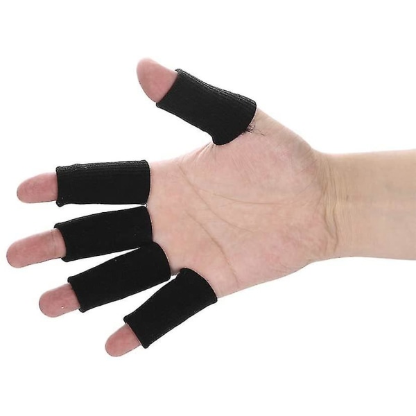 Elastiske fingrebeskytter Sport fingerstøttehylser Tommel