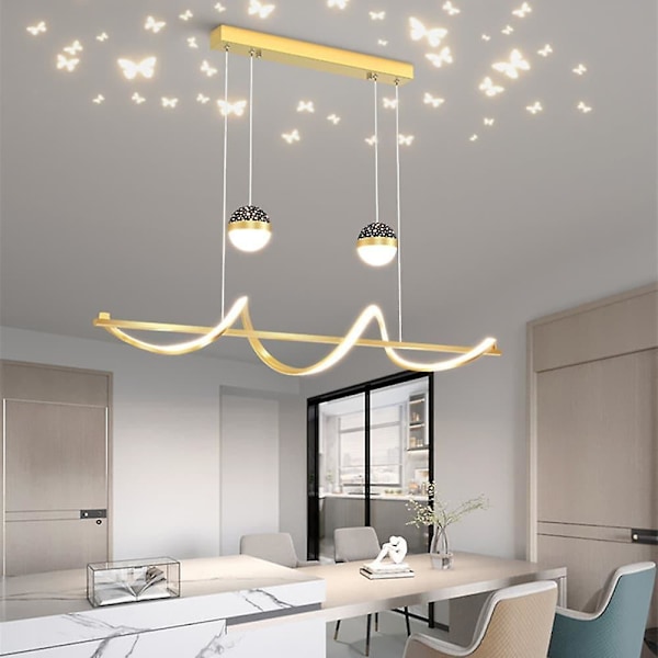 100 cm riippuvalaisin LED-perhonen projektori Pohjoismainen luova