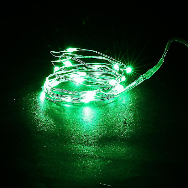 Vattentät 30 LED Silver Wire String Inomhus Utomhuslampa