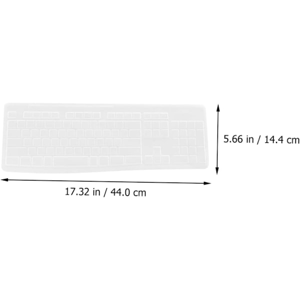 Mk270 Tangentskydd 2-pack Tangentbordsfilm Vattentät Dammtät Bekväm Touch Silikonmaterial