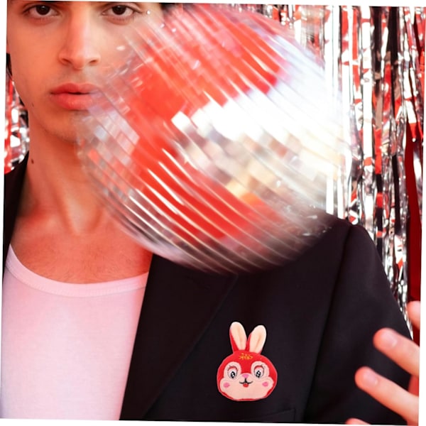 Påskefestartikler 6 stk. Kawaii Kanin Broche Pins Dekorative