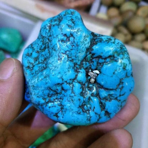 1kpl Natural Turquoise Rough Gemstone Blue Quartz
