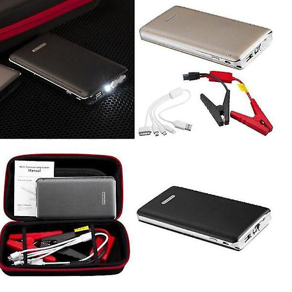 Stor kapacitet 30000mAh bærbar LED bil jump starter