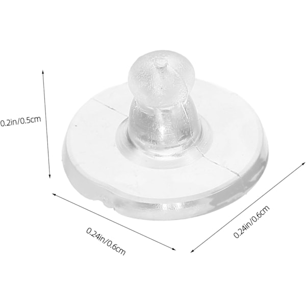 Silikon Öronmutter DIY Öronmutter Säker och Bekväm för Hål i Öronen