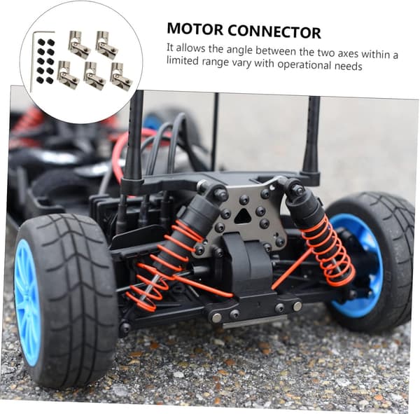 Kobling Motorkontakt Båt Bil Tilbehør Adapter for Modellbil Båt Glatt Overflate