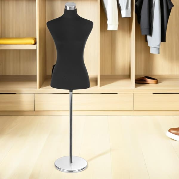Mannekengerstatning Rustfri Stål Stang 50cm for Halvkropps Mannekengstativ Tilbehør