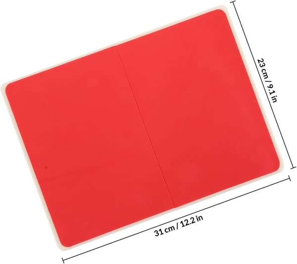 Taekwondo Breaking Board for Medium 10mm Red Plastic Training and Performance Board Portable
