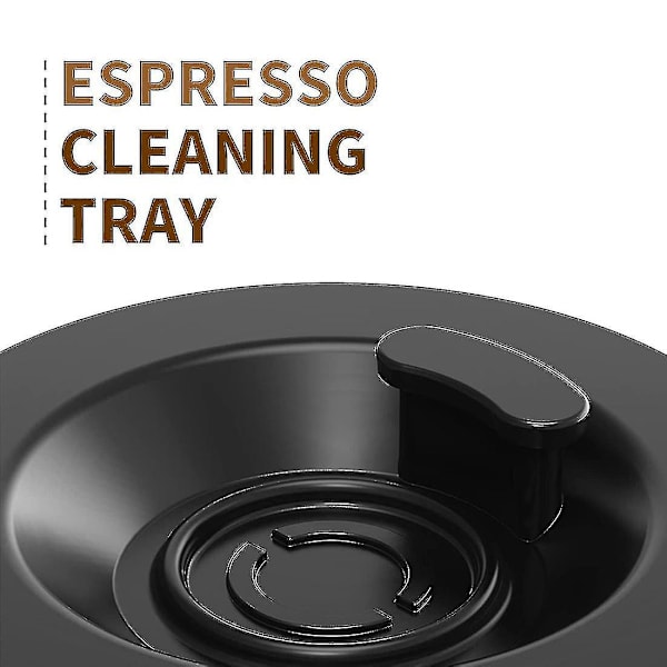 Espresso-puhdistuslevy 54 mm musta 2 kpl