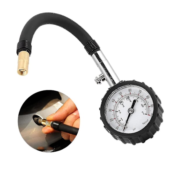 Däcktrycksmätare Bil Däcktrycksmätare Övervakning Däcktrycksmätare Manometer