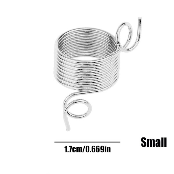 Stickningsverktyg med ring, garnfjäderguider, slitstark tumme, fingertumme, 3-pack