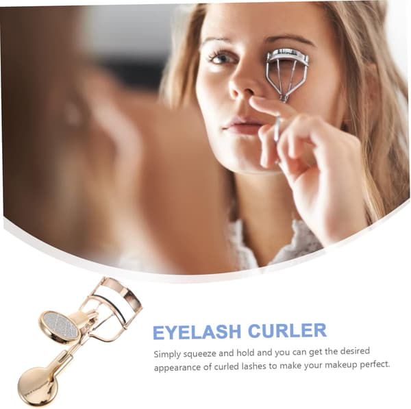 Øjenvippebukker Buet Vippebukker Øjenvippe Makeup Værktøj Rustfrit Stål Naturlige Vippebukker Clips Øjenmakeup